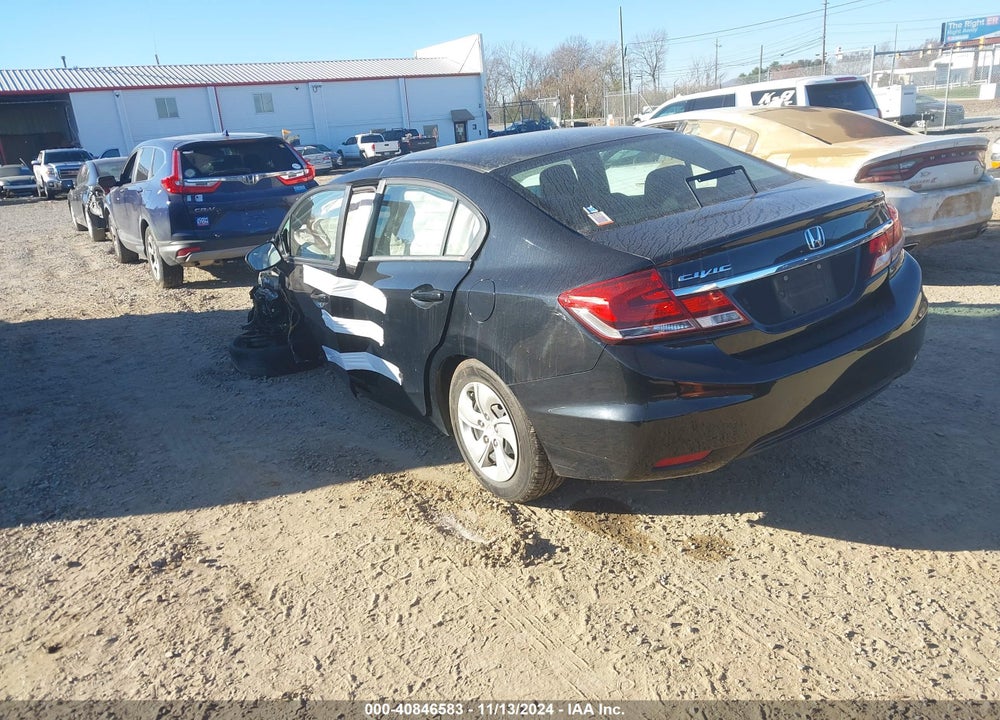 2015 HONDA CIVIC LX VIN: 19XFB2F51FE051333