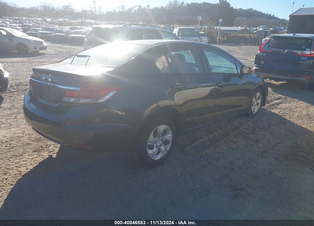2015 HONDA CIVIC LX VIN: 19XFB2F51FE051333