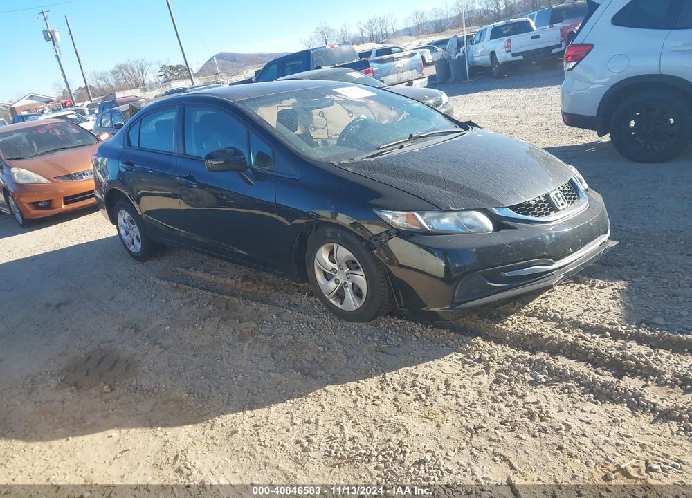 2015 HONDA CIVIC LX VIN: 19XFB2F51FE051333