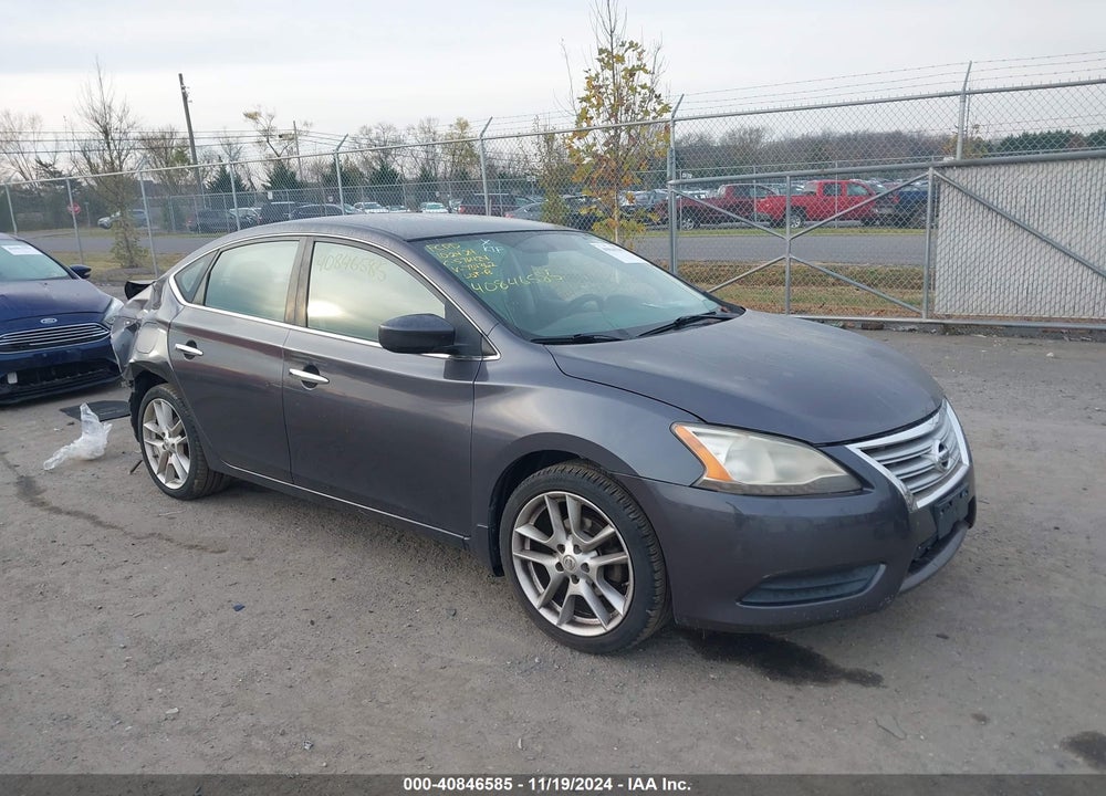 2013 NISSAN SENTRA SV VIN: 3N1AB7AP0DL734362