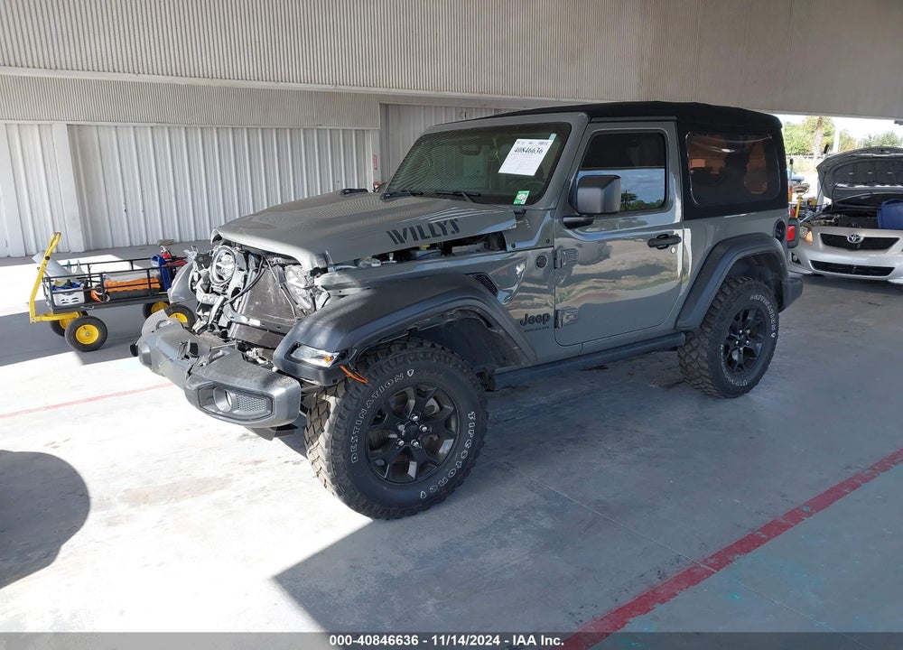 2021 JEEP WRANGLER WILLYS 4X4 VIN: 1C4GJXAN3MW719325