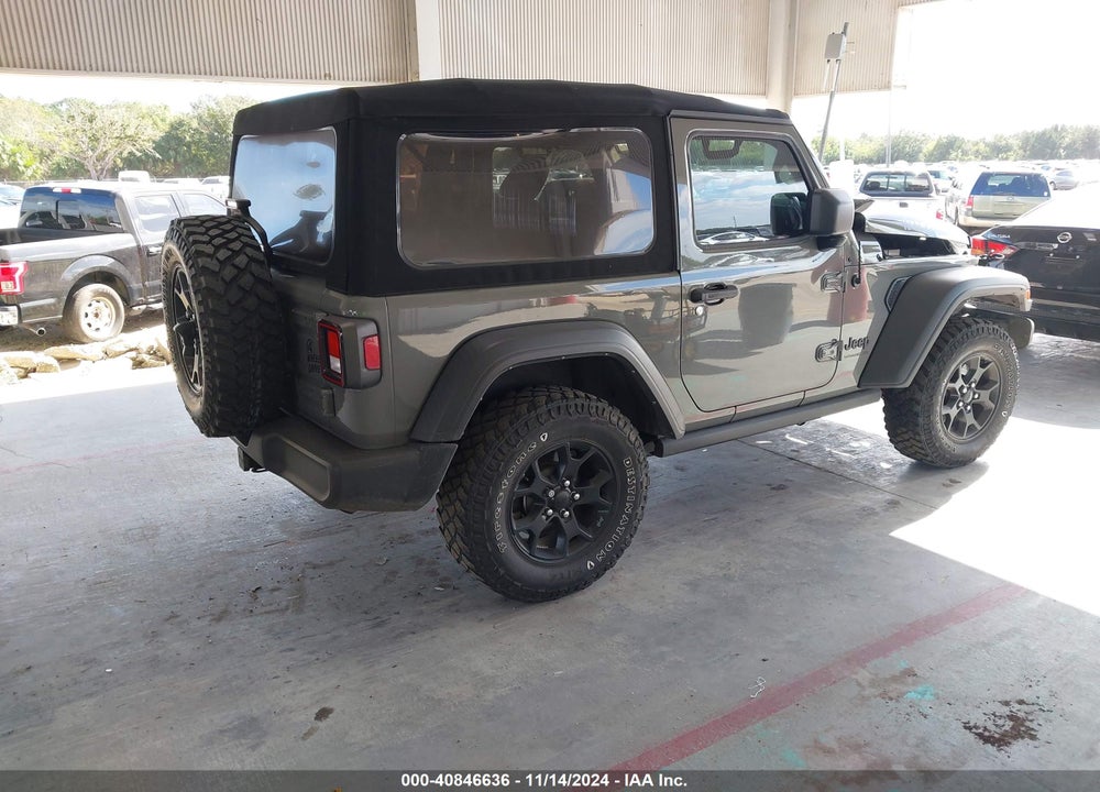 2021 JEEP WRANGLER WILLYS 4X4 VIN: 1C4GJXAN3MW719325
