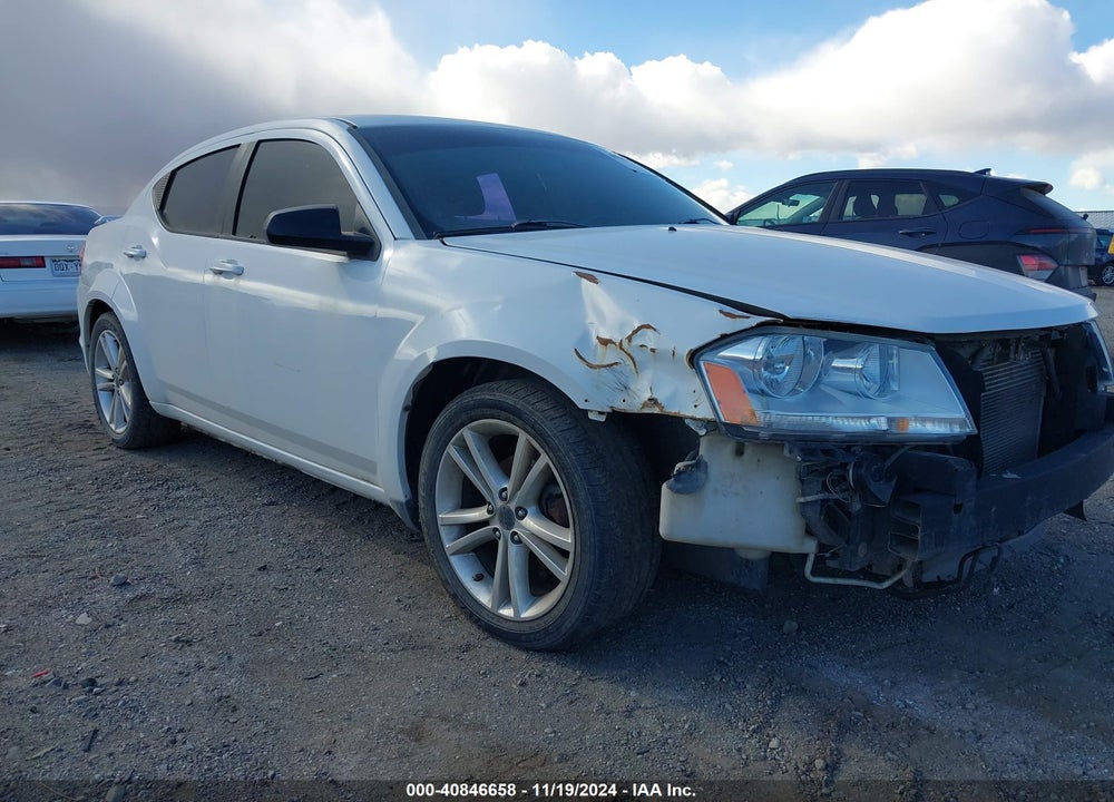 2012 DODGE AVENGER SE VIN: 1C3CDZAG6CN291357