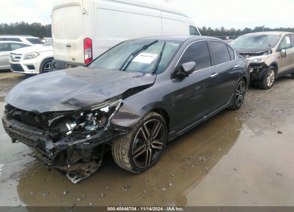 2016 HONDA ACCORD SPORT VIN: 1HGCR2F59GA058485
