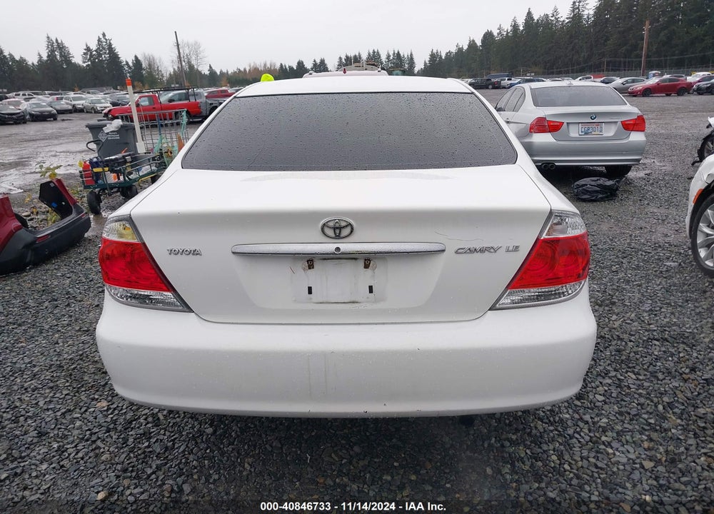 2006 TOYOTA CAMRY LE VIN: 4T1BE32K06U652026