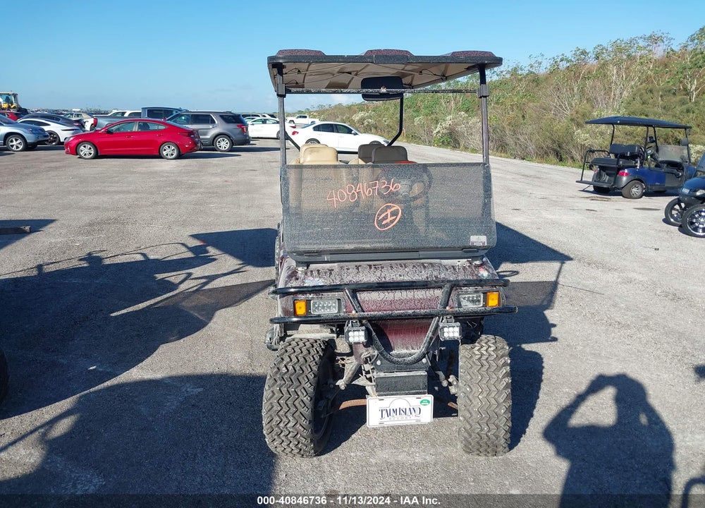 2018 CLUB CAR GOLF CART VIN: AQ0920022778