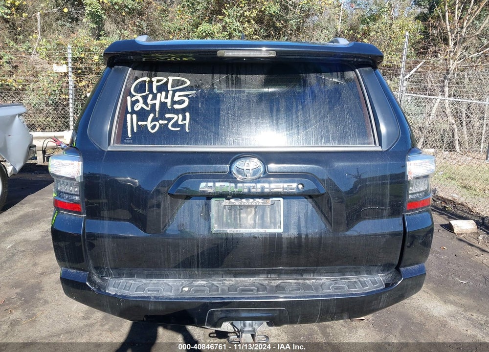2017 TOYOTA 4RUNNER VIN: JTEBU5JR2H5407996