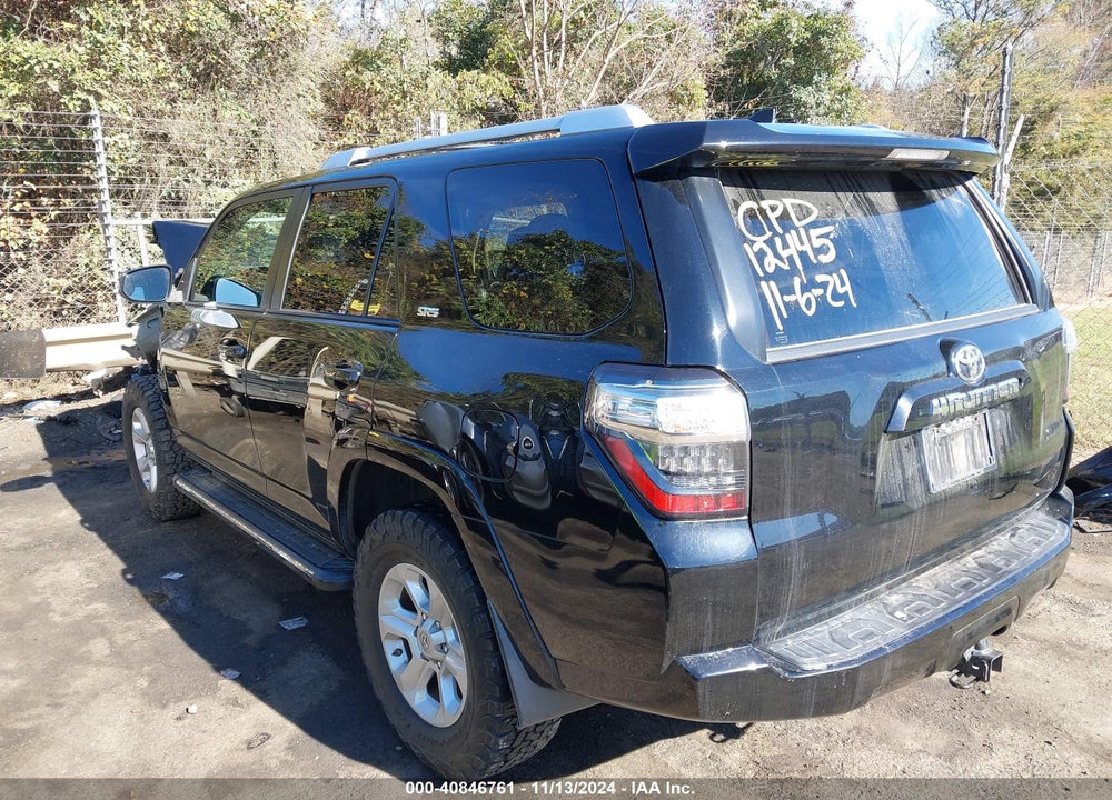 2017 TOYOTA 4RUNNER VIN: JTEBU5JR2H5407996