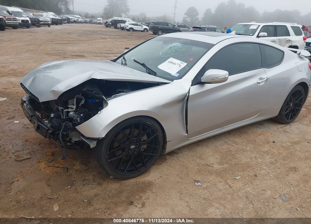 2010 HYUNDAI GENESIS COUPE VIN: KMHHU6KH2AU007583