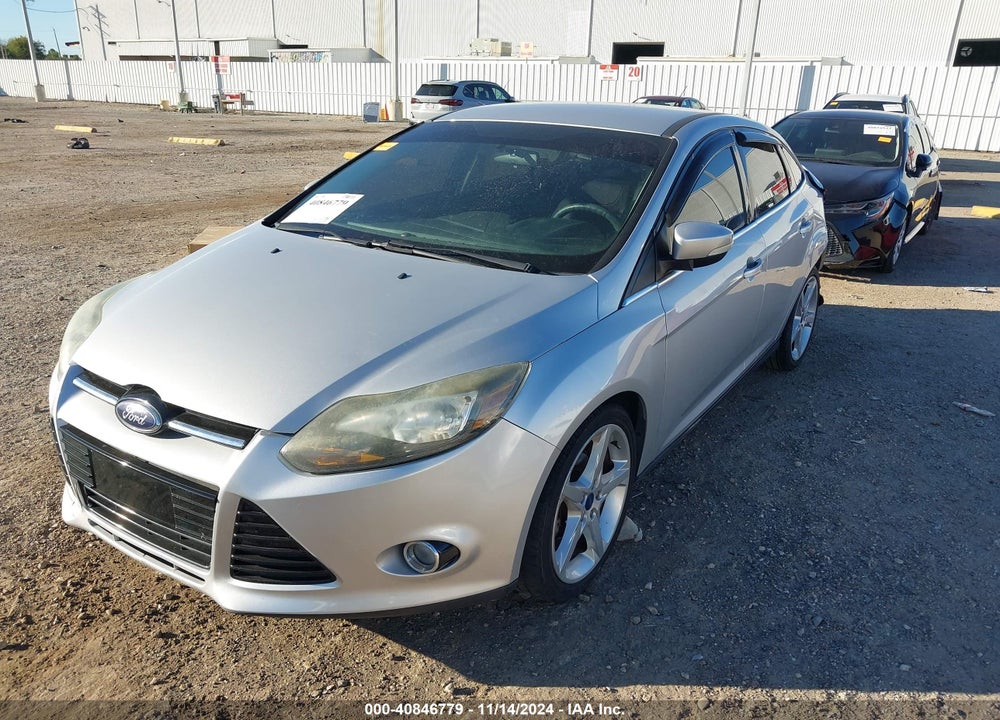 2014 FORD FOCUS TITANIUM VIN: 1FADP3J29EL240514