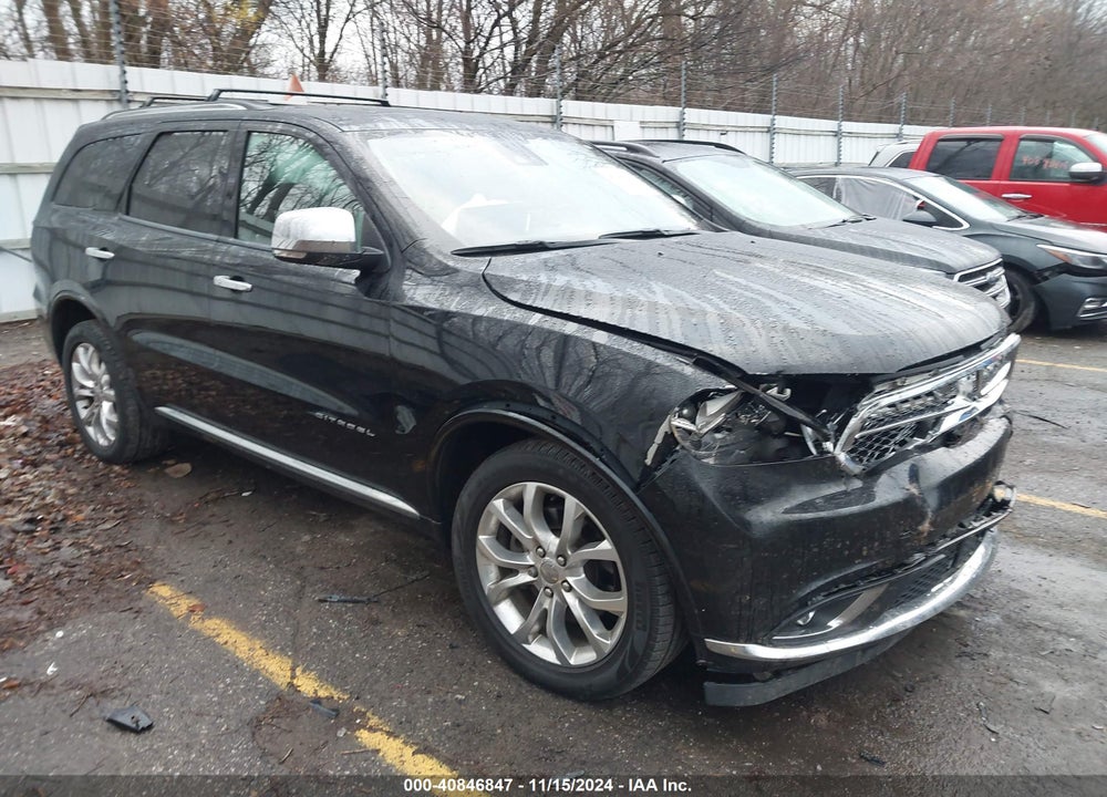 2017 DODGE DURANGO CITADEL AWD VIN: 1C4SDJET1HC648334