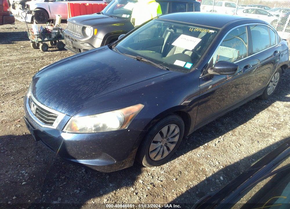 2010 HONDA ACCORD 2.4 LX VIN: 1HGCP2F35AA082522
