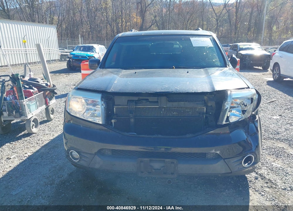 2012 HONDA PILOT TOURING VIN: 5FNYF4H99CB053510