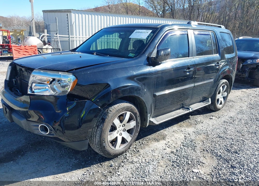 2012 HONDA PILOT TOURING VIN: 5FNYF4H99CB053510