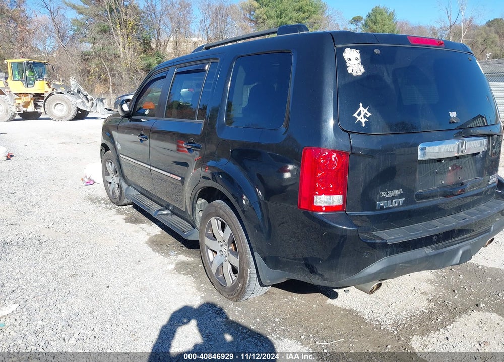 2012 HONDA PILOT TOURING VIN: 5FNYF4H99CB053510