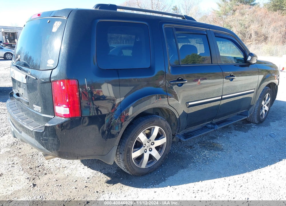 2012 HONDA PILOT TOURING VIN: 5FNYF4H99CB053510