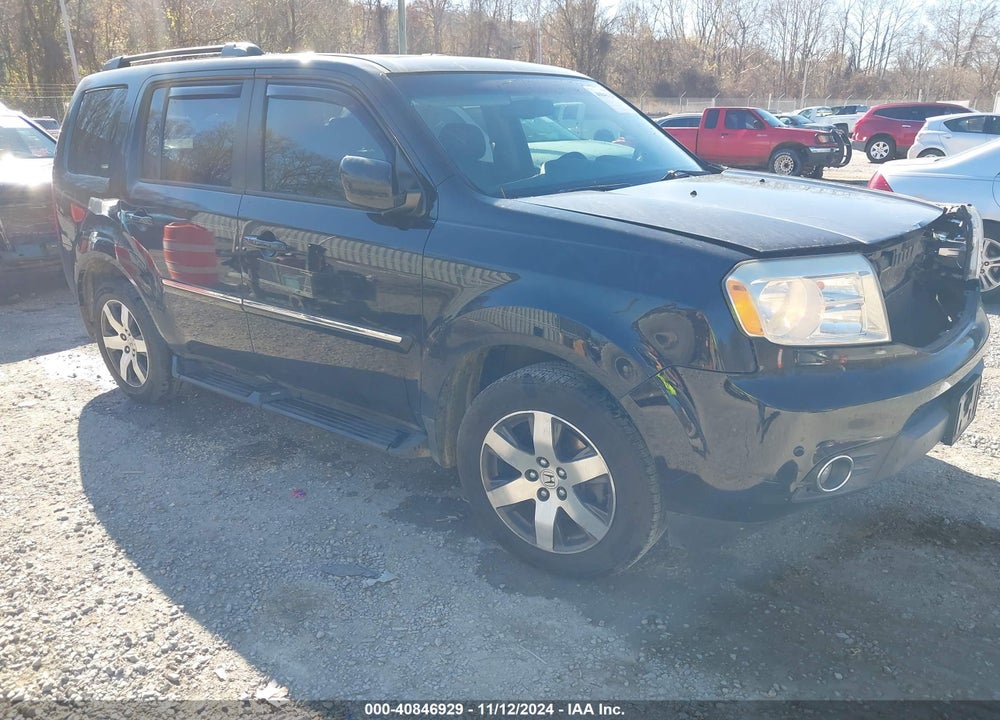 2012 HONDA PILOT TOURING VIN: 5FNYF4H99CB053510