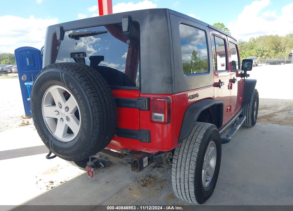 2010 ANGLER JEEP WR UNLIMITED RUBICON VIN: 1J4BA6H12AL184387