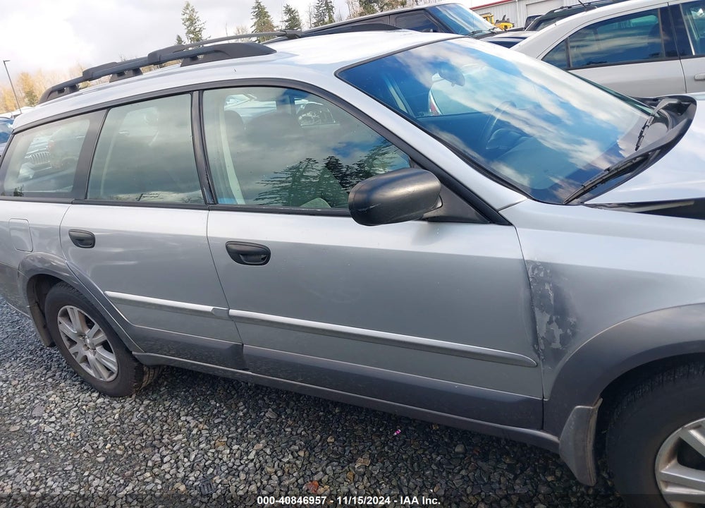 2005 SUBARU OUTBACK 2.5I VIN: 4S4BP61C157343491