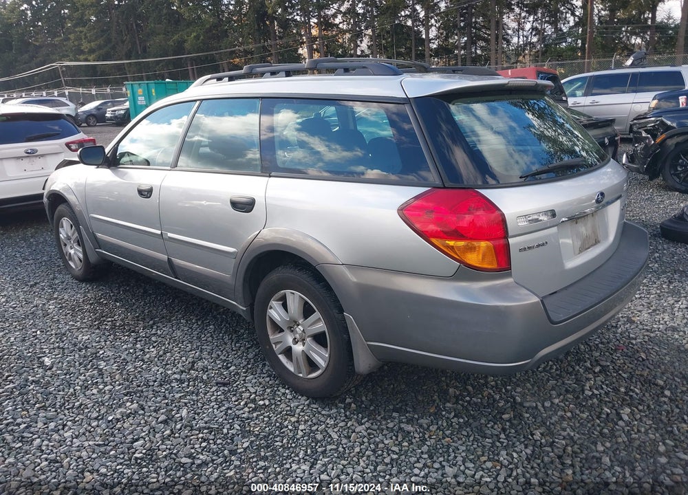 2005 SUBARU OUTBACK 2.5I VIN: 4S4BP61C157343491