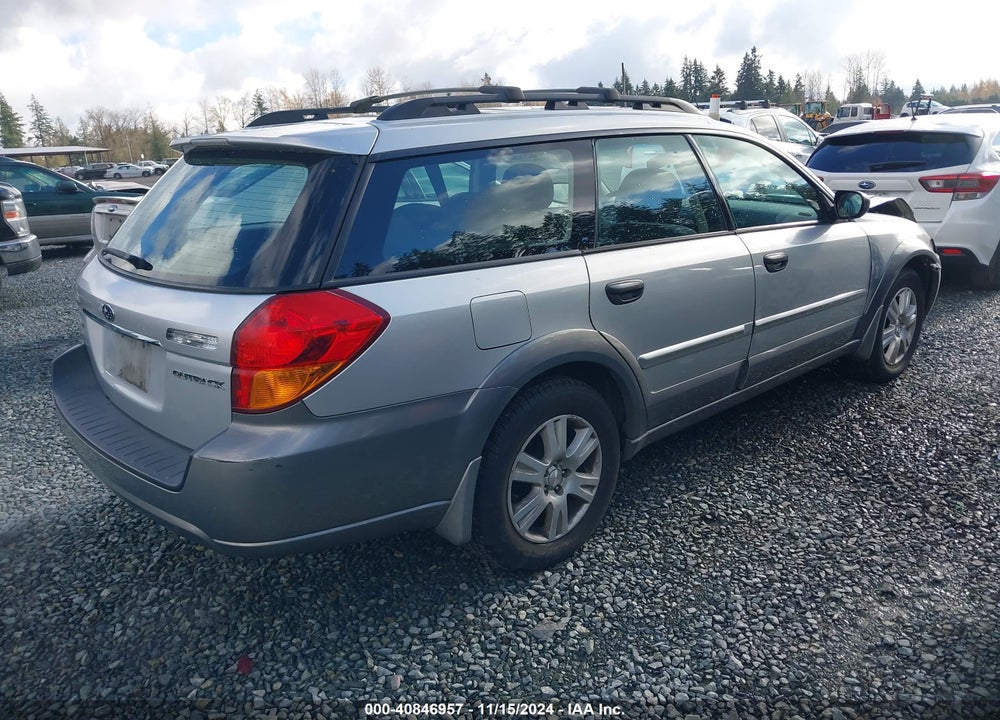 2005 SUBARU OUTBACK 2.5I VIN: 4S4BP61C157343491