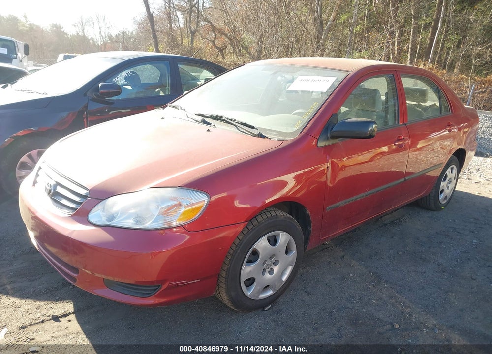 2003 TOYOTA COROLLA CE VIN: 2T1BR32E93C164558