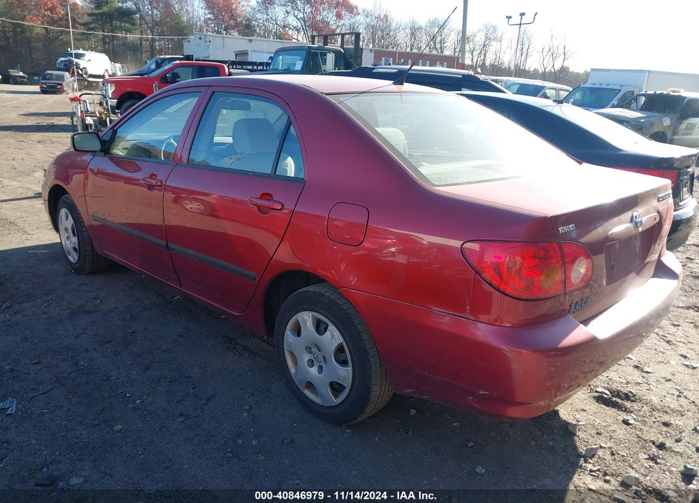 2003 TOYOTA COROLLA CE VIN: 2T1BR32E93C164558