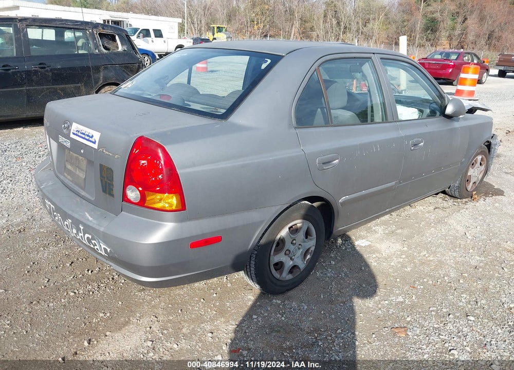 2004 HYUNDAI ACCENT GL VIN: KMHCG45C94U541805