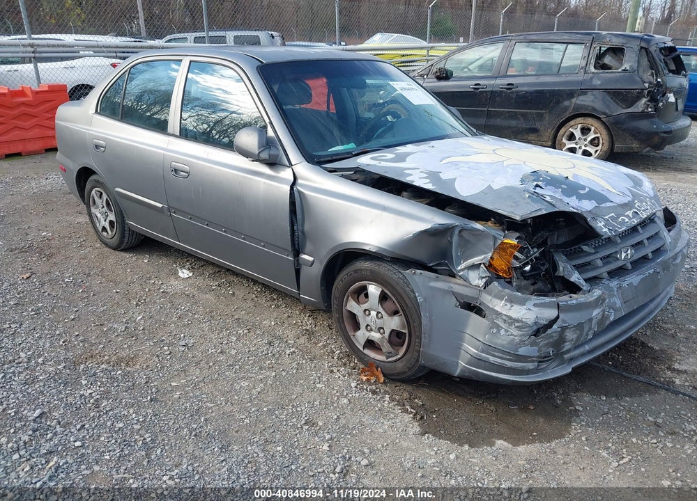 2004 HYUNDAI ACCENT GL VIN: KMHCG45C94U541805
