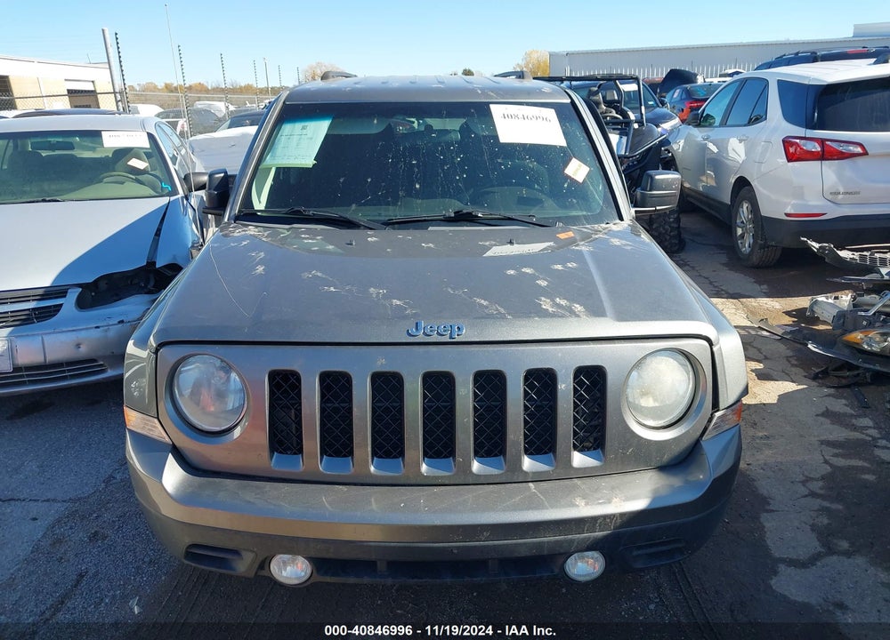 2013 JEEP PATRIOT SPORT VIN: 1C4NJPBB6DD255437