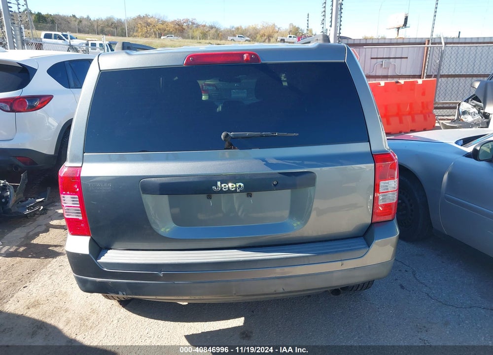 2013 JEEP PATRIOT SPORT VIN: 1C4NJPBB6DD255437