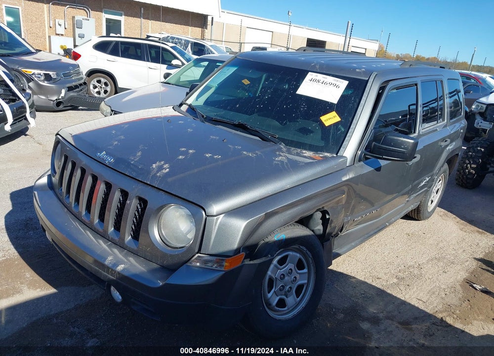 2013 JEEP PATRIOT SPORT VIN: 1C4NJPBB6DD255437