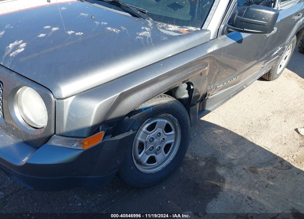 2013 JEEP PATRIOT SPORT VIN: 1C4NJPBB6DD255437