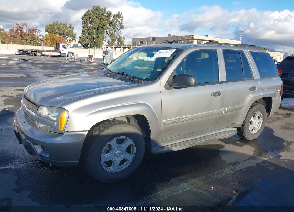 2002 CHEVROLET TRAILBLAZER LS VIN: 1GNDS13SX22524981