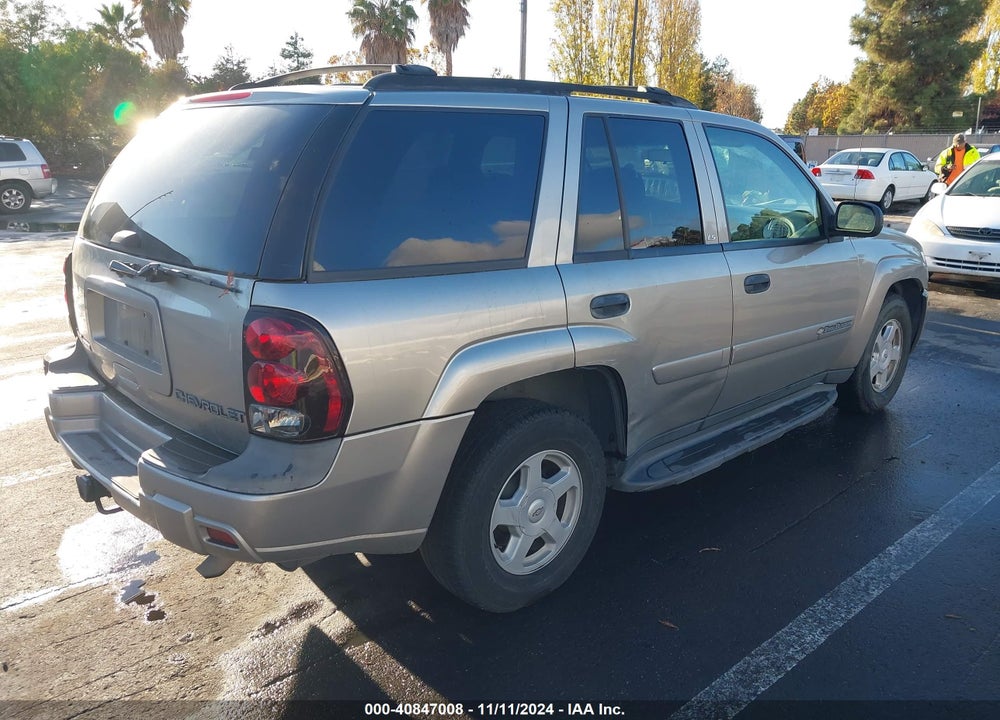 2002 CHEVROLET TRAILBLAZER LS VIN: 1GNDS13SX22524981