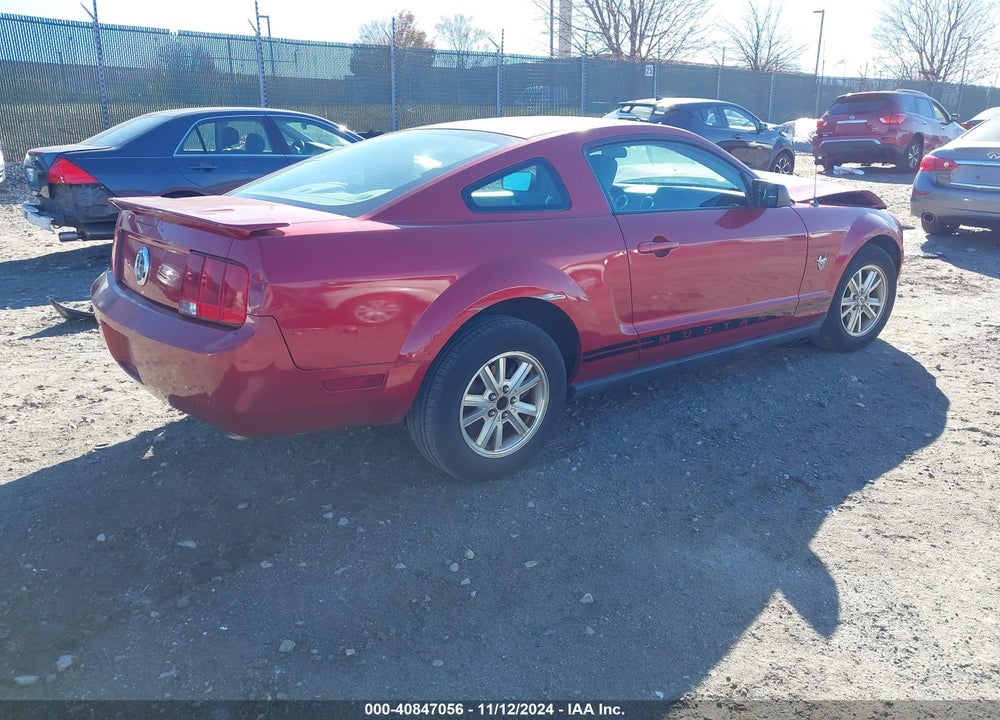 2009 FORD MUSTANG V6 VIN: 1ZVHT80N095115117