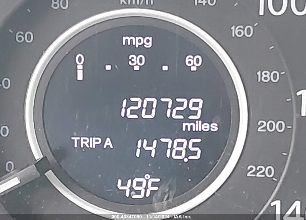 2013 HONDA CR-V EX-L VIN: 2HKRM3H75DH510562