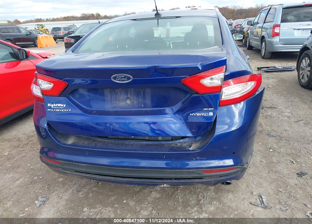 2016 FORD FUSION HYBRID SE VIN: 3FA6P0LU8GR177125