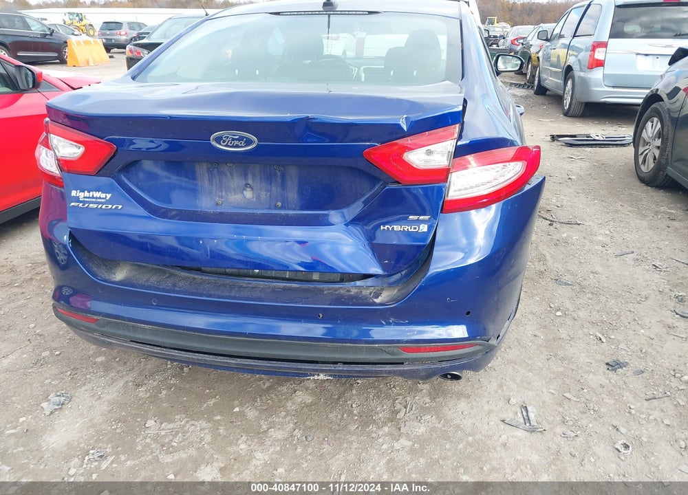 2016 FORD FUSION HYBRID SE VIN: 3FA6P0LU8GR177125