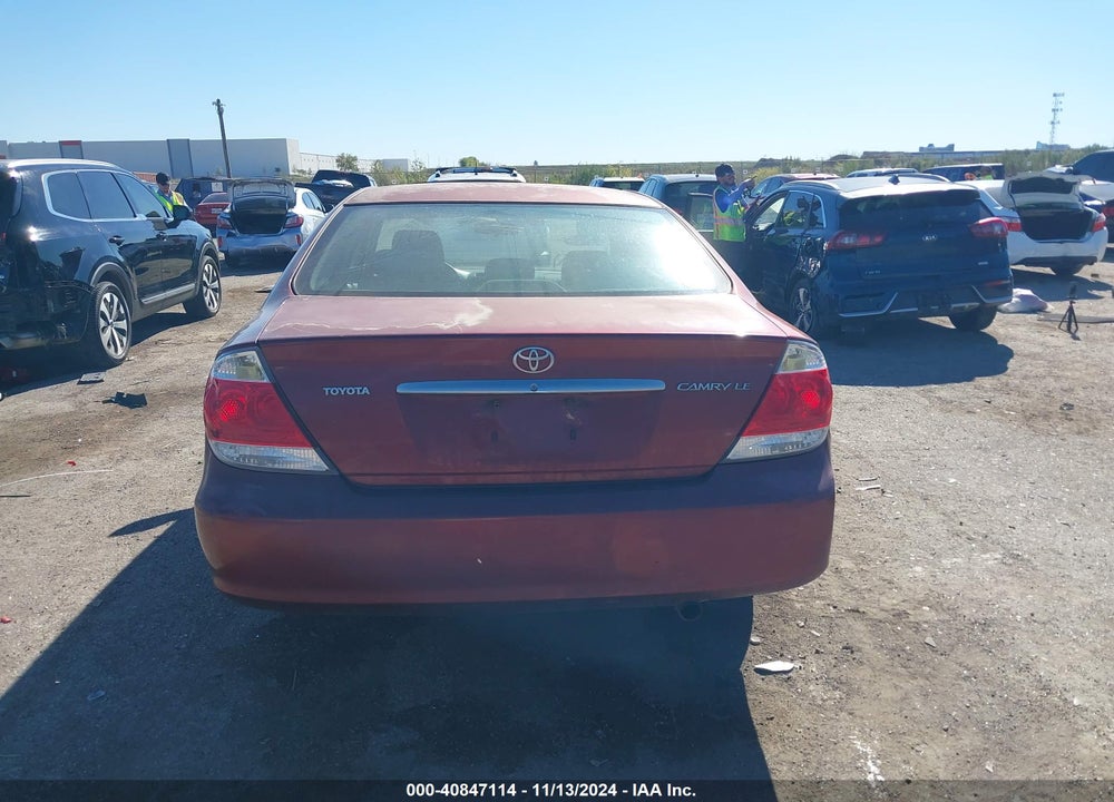 2006 TOYOTA CAMRY LE VIN: 4T1BE32K46U153875