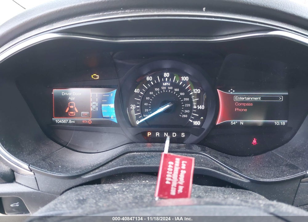2019 FORD FUSION SE VIN: 3FA6P0T97KR254233