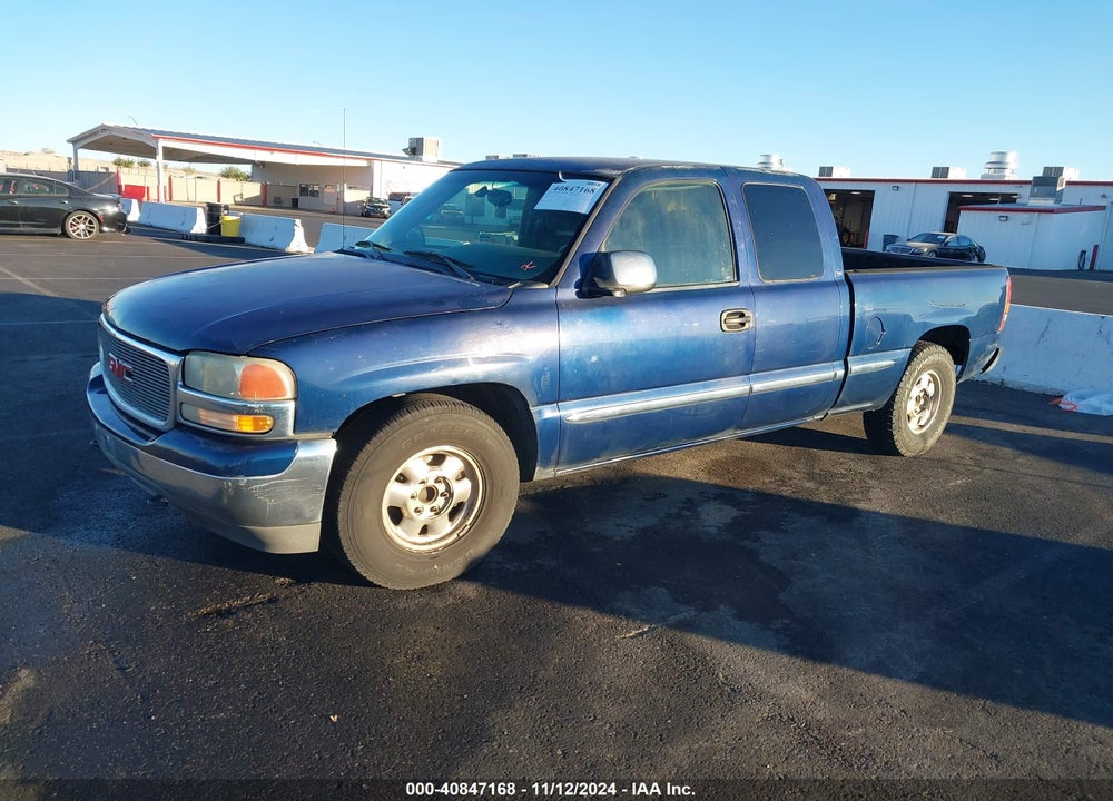 2002 GMC SIERRA 1500 SLE VIN: 2GTEC19T821366795