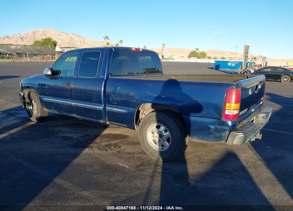 2002 GMC SIERRA 1500 SLE VIN: 2GTEC19T821366795