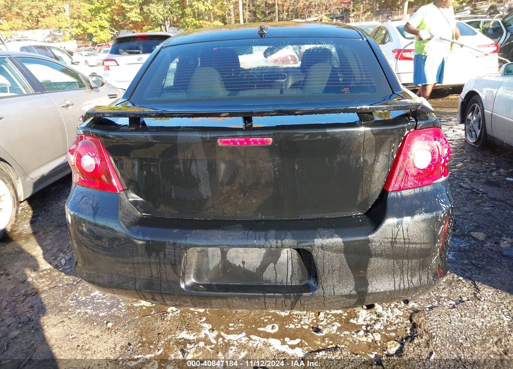 2013 DODGE AVENGER SXT VIN: 1C3CDZCG1DN596649