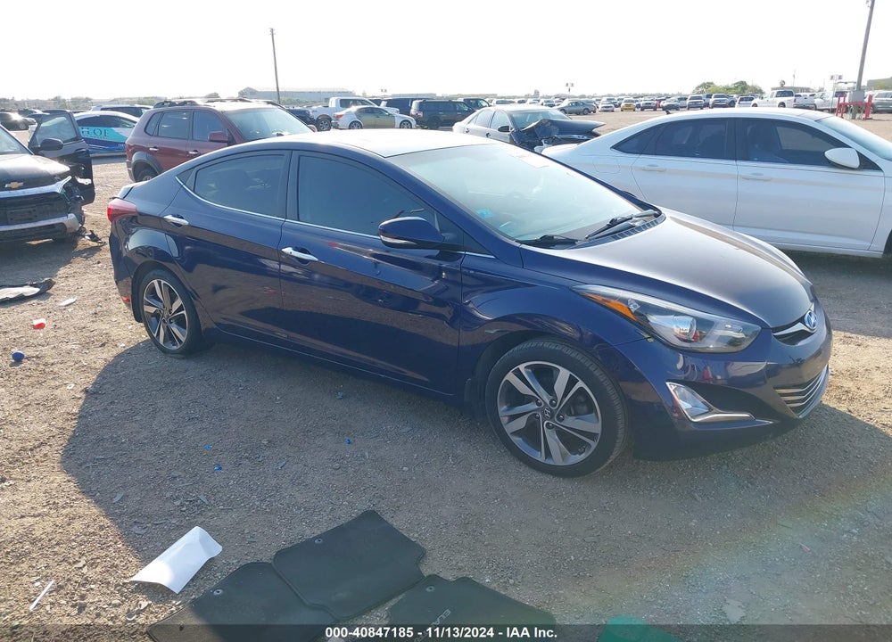 2014 HYUNDAI ELANTRA LIMITED VIN: 5NPDH4AE3EH529268