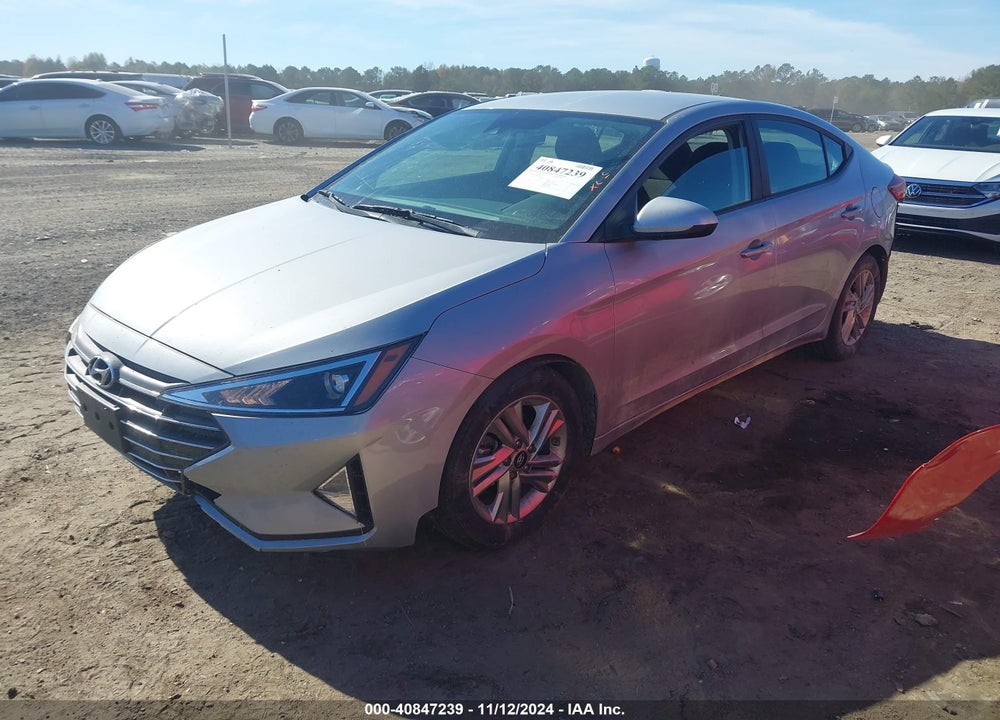2020 HYUNDAI ELANTRA SEL VIN: KMHD84LF2LU927429