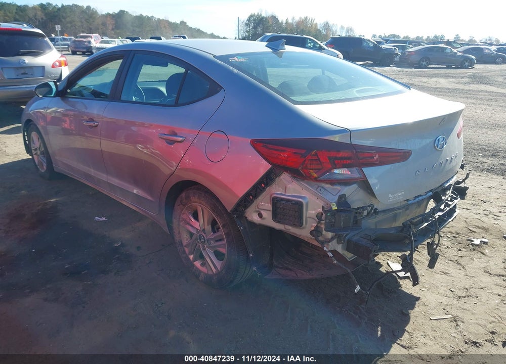 2020 HYUNDAI ELANTRA SEL VIN: KMHD84LF2LU927429