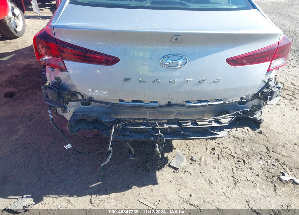 2020 HYUNDAI ELANTRA SEL VIN: KMHD84LF2LU927429