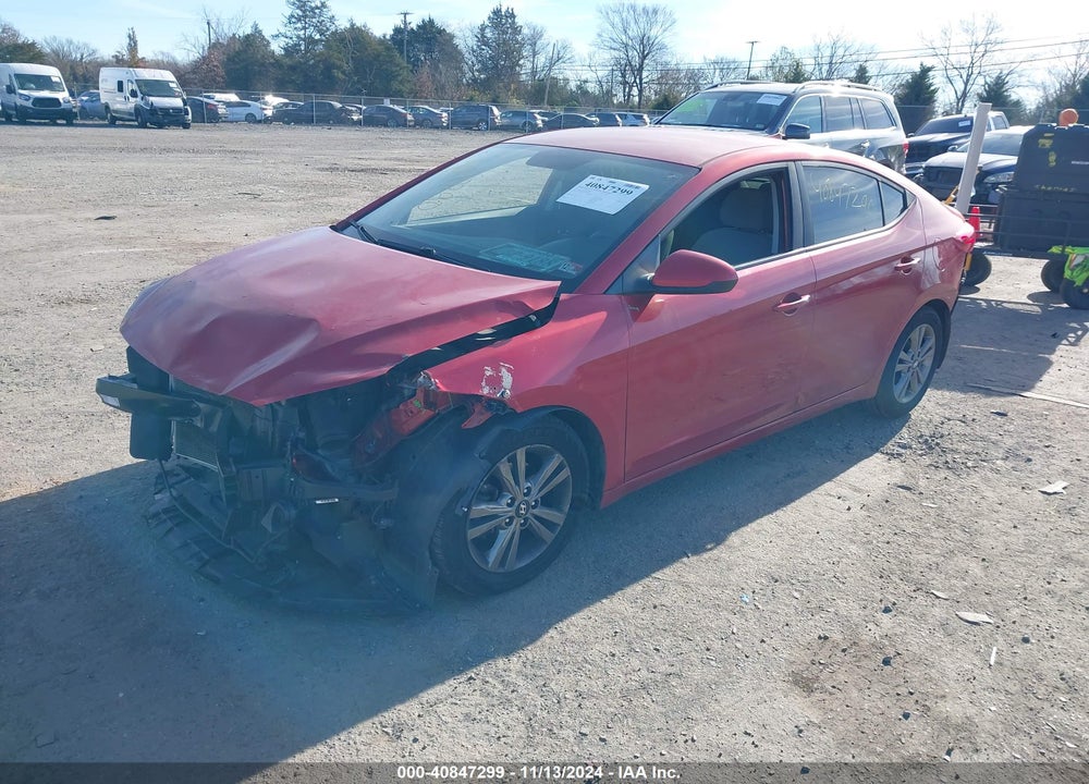2017 HYUNDAI ELANTRA SE VIN: 5NPD84LF7HH148436