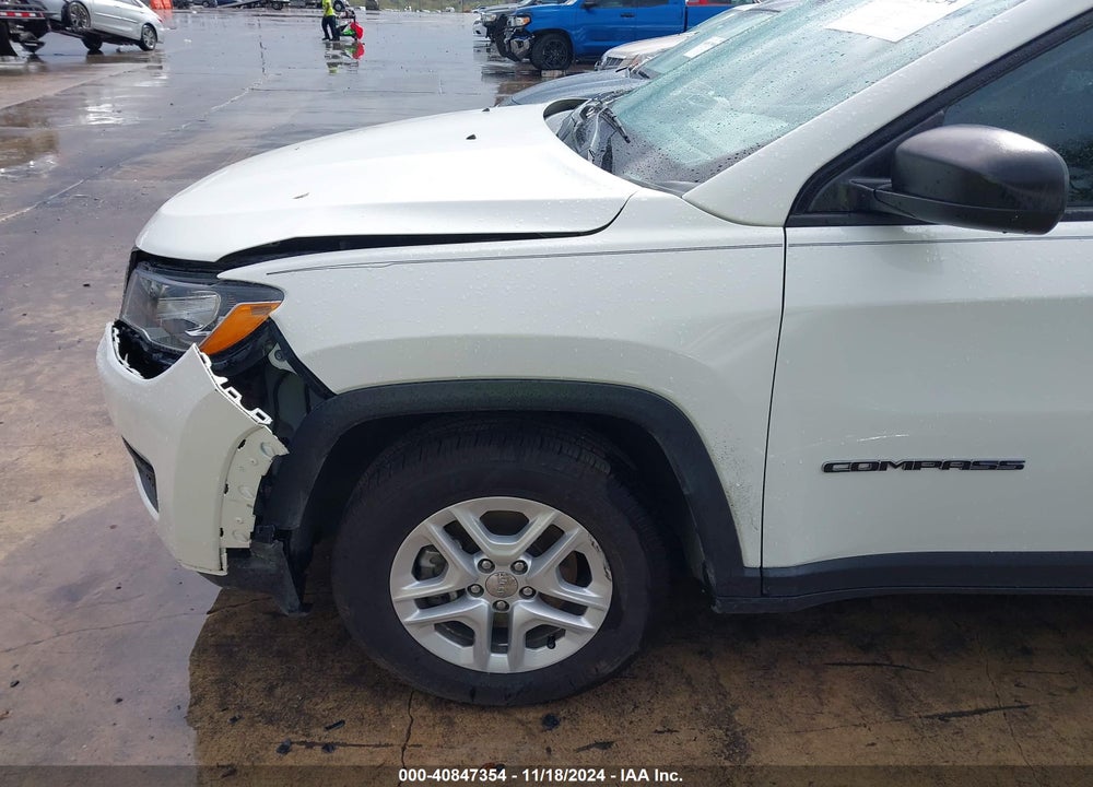 2018 JEEP COMPASS SPORT FWD VIN: 3C4NJCAB8JT438936